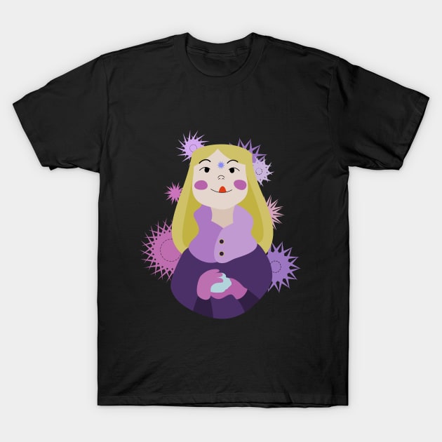 Winter Girl T-Shirt by Midori